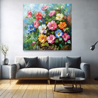 Beautiful Flowers Oil Painting